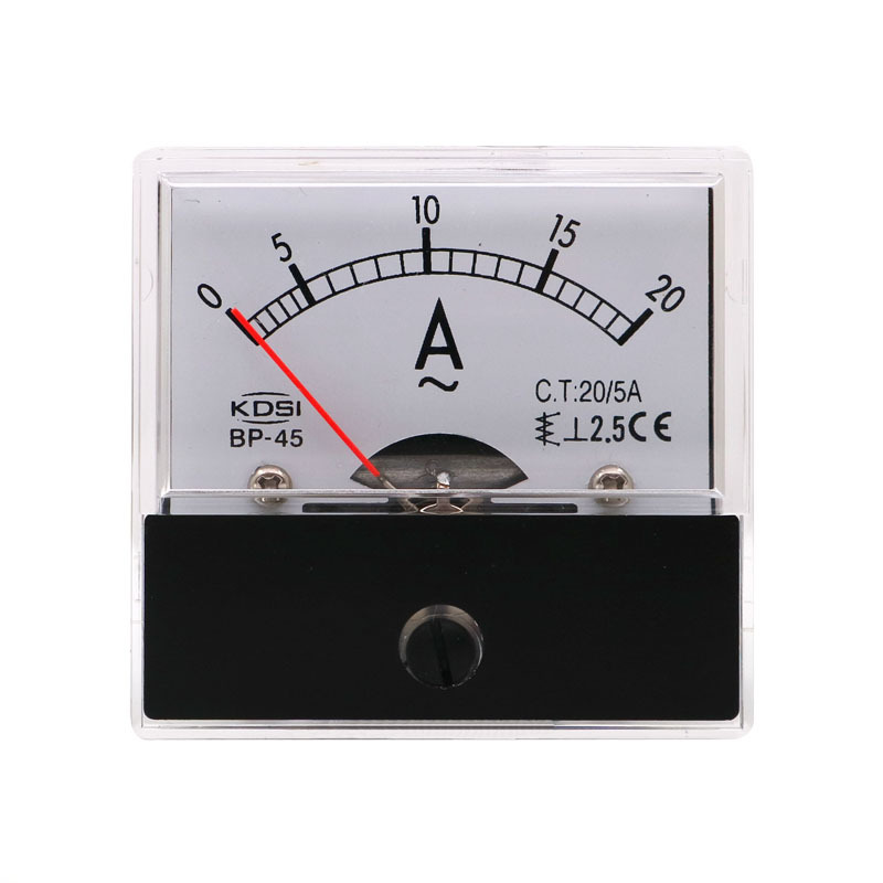 冲床用电流表BP-45 AC20/5A 交流电流表 小型指针仪表 防尘防溅水