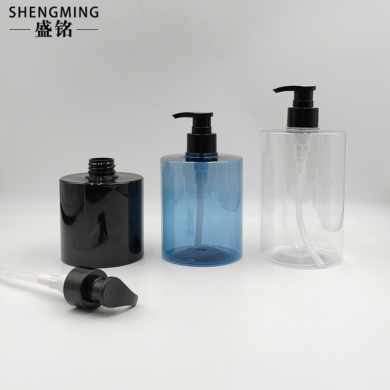 400ML、500ML、600MLの乳液用プラスチックボトル、シャンプーボトル、シャワージェルボトル、コンディショナー空ボトル、ポンプヘッドの卸売|undefined