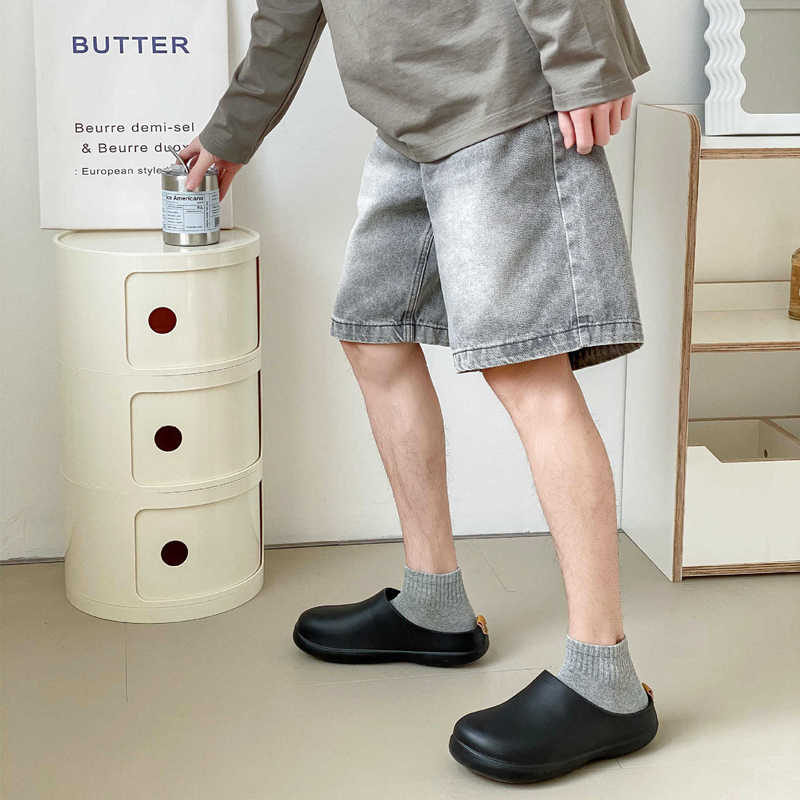 2024 men's socks spring and summer new combed cotton solid color waist-tied basic sweat-absorbent breathable Men's sports socks boat Socks