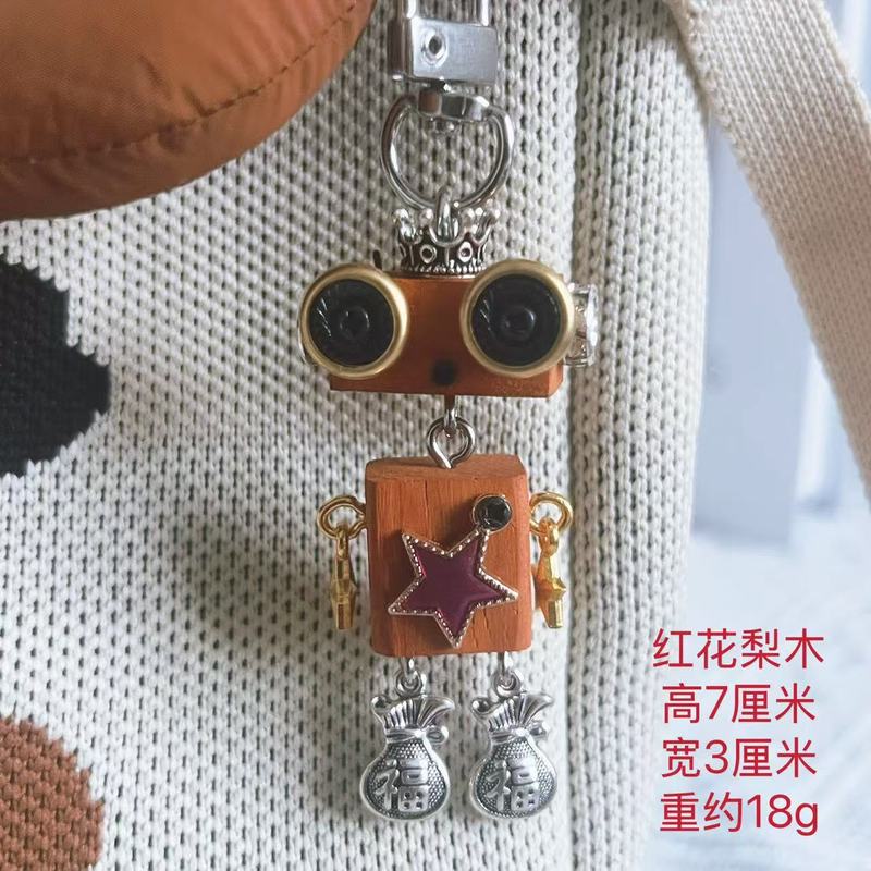 手作り diy パンクバッグペンダントロボット携帯電話チェーンキーホルダートレンディなペンダントペンダントナイトマーケットの屋台|undefined