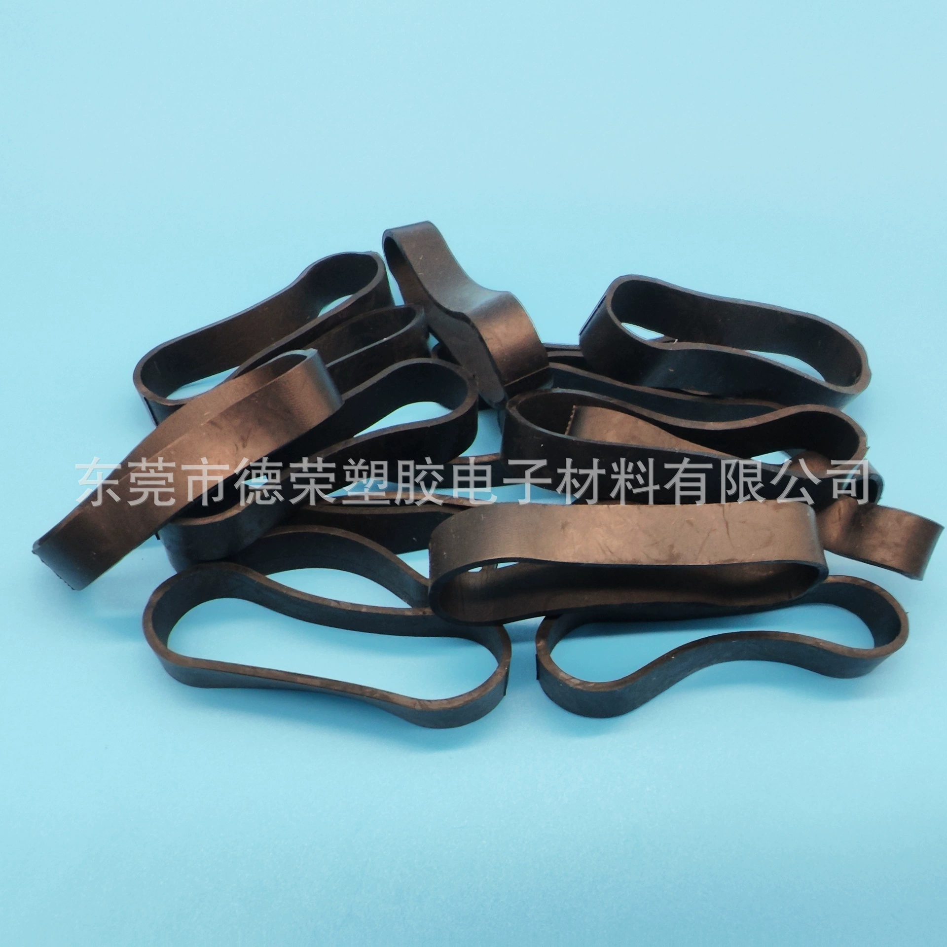 Black silicone hair rope, rubber pack dust-free, electronic anti-static electric rubber rings
