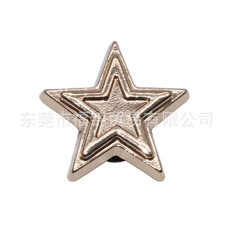 Nuevos accesorios de zapatos de hormigón, botones de zapatos de fruta metálica, accesorios de zapatos de flores del centro comercial