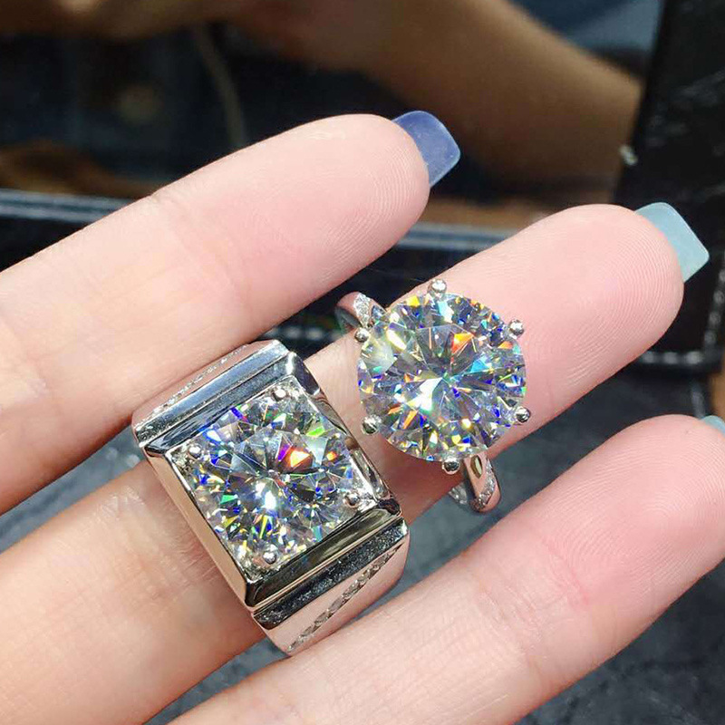 Fashion Solid Color Copper Inlay Zircon Rings 1 Piece