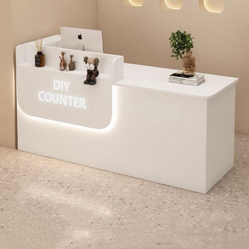 Cashier Counter, Bar Counter, Beauty Salon Reception Desk, Supermarket Workbench, Women's Clothing Store, Clothing Store Wall-Mounted Small Counter Cashier Counter, Bar Counter, Beauty Salon Reception Desk, Supermarket Workbench, Women's Clothing Store, Clothing Store Wall-Mounted Small Counter
