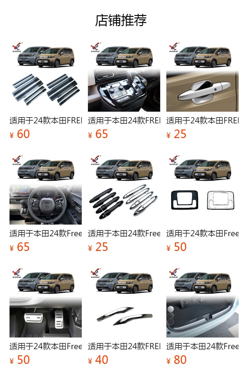Suitable for Honda 24 Freed Modified Fuel Tank Cap Decorative Patch Air/Crosstar Gt Series