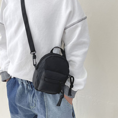 Children's backpack 2022 new trending boy fashion canvas crossbody small backpack mini outdoor coin bag trendy