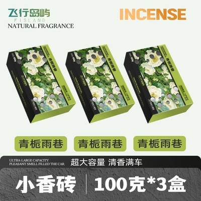 Car Perfume Aromatherapy – Plant Balm - qingzhi-rain-alley-3-boxes
