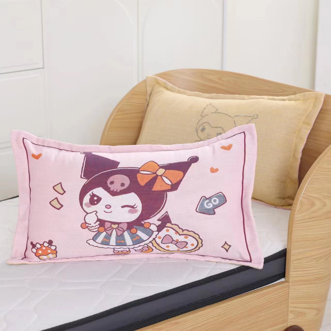 Cotton gauze cartoon universal pillowcase
