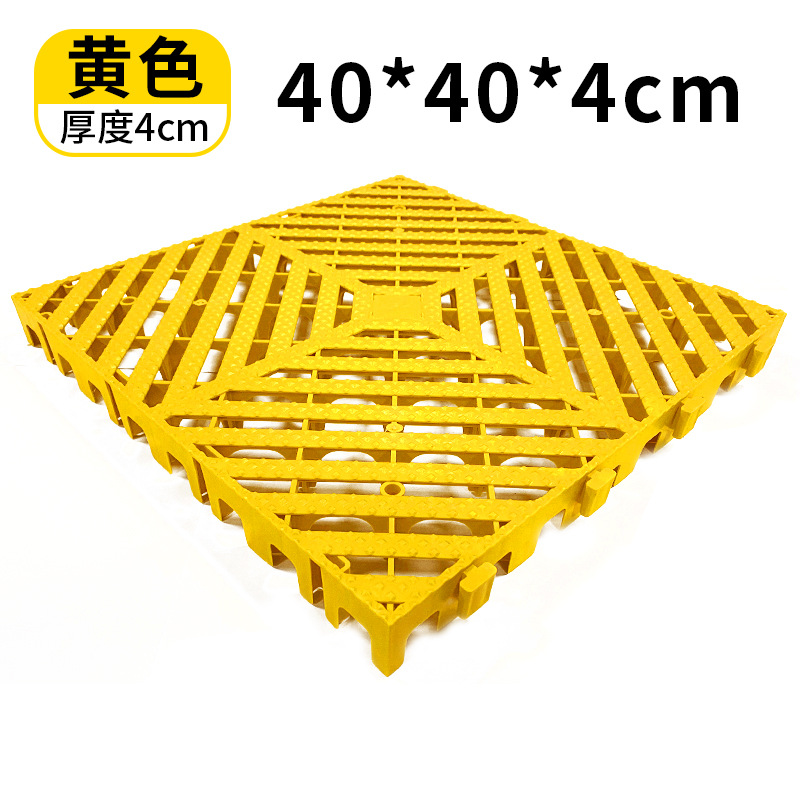 Coche sala de lavado piso de plástico de empalme piso rejilla auto reparación fábrica belleza taller drenaje no excavación ranura rejilla placa base