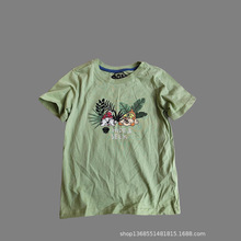 跨境童装nickelodeon*出口美国原单男小童短袖T恤衫夏装新款卡通