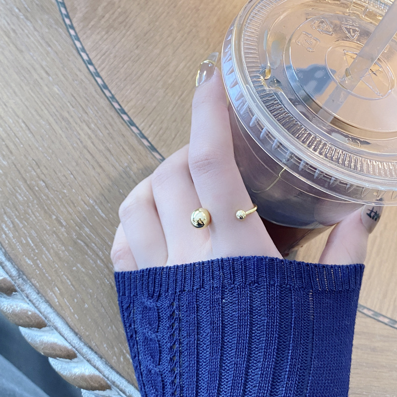 Fashion Geometric Sterling Silver Plating Open Ring 1 Piece