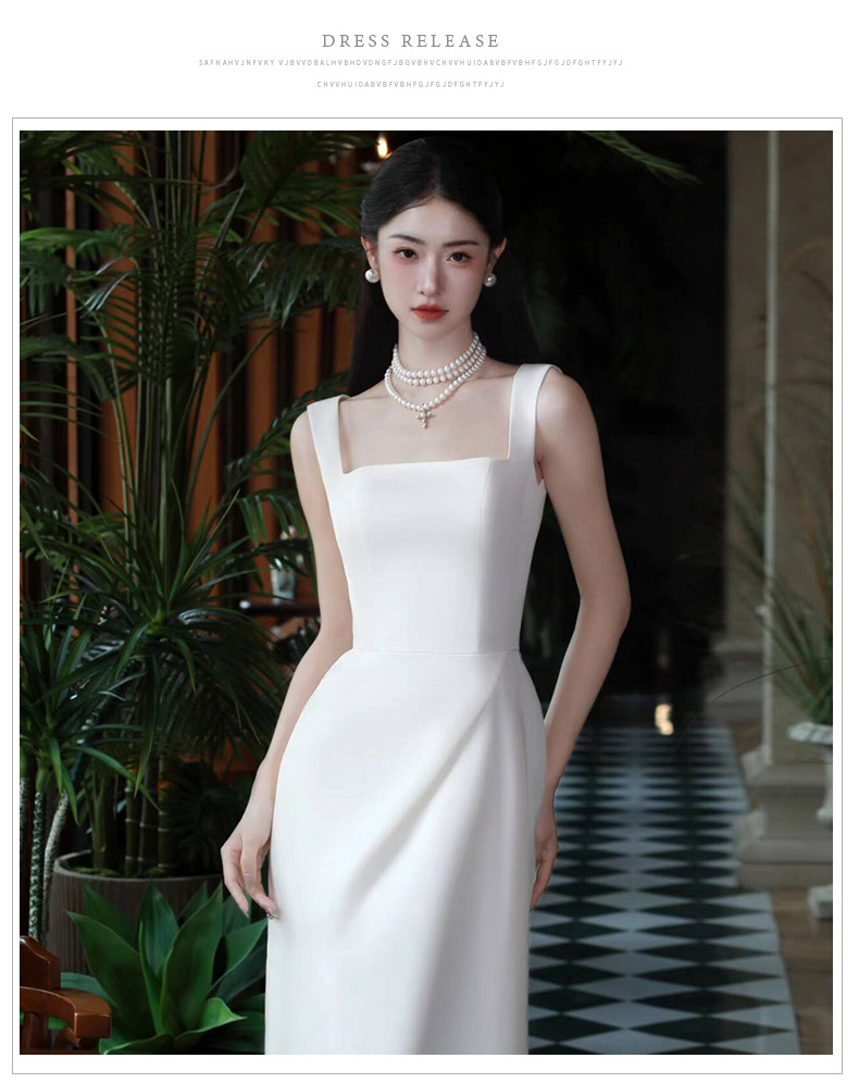 Vestido de noiva sem alças em cetim elegante e sofisticado_voghion.com