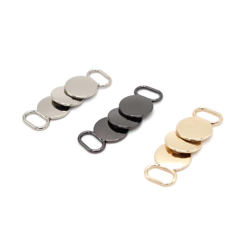 Manufacturer's In-Stock Multi-Section Round Buckle for Shoes, Clothing, and Bag Decoration Accessories, Zinc Alloy Chain Decorative Round Buckle Manufacturer's In-Stock Multi-Section Round Buckle for Shoes, Clothing, and Bag Decoration Accessories, Zinc Alloy Chain Decorative Round Buckle