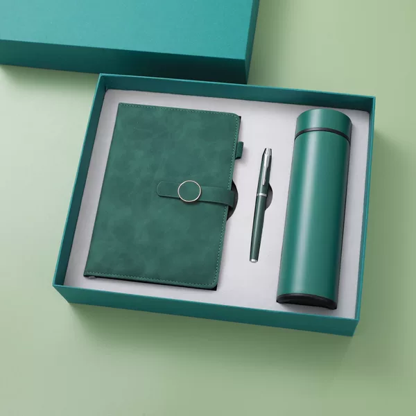 Notebook, thermos cup, gift box set, ballpoint pen with custom logo, annual meeting, Teacher's Day, office meeting gift, souvenir