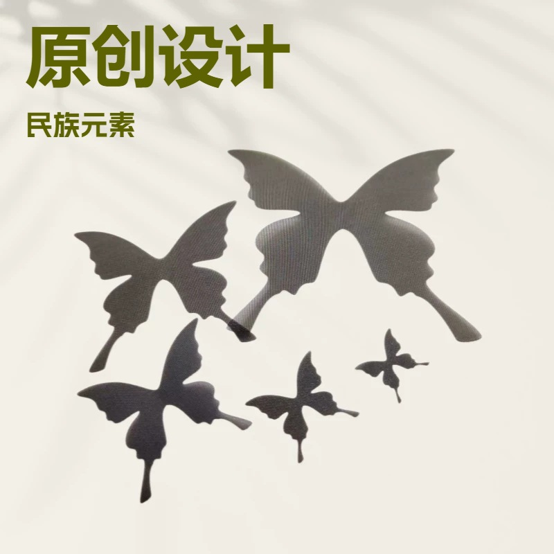 超仙气质纱蝴蝶 薄纱燕尾凤蝴蝶DIY配件发夹项链材料贴脸服装辅料 服饰配件、饰品厂家批发实拍图