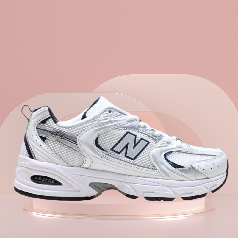 莆田クロスボーダー NB530 クラシックシルバーグレーシルバーカラー多用途男性と女性のメッシュ通気性スポーツアウトドアランニング|undefined
