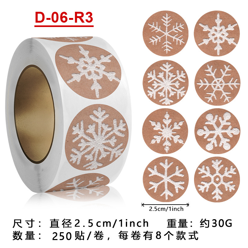 El comercio exterior en stock popular de papel Kraft rollo de pegatinas Gracias pegatinas etiqueta autoadhesiva Rojo amor sobre decoración