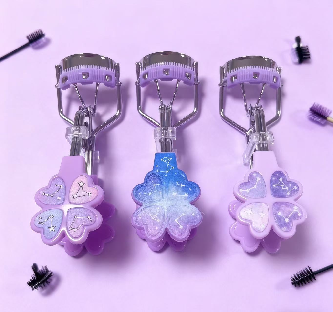 Ventas calientes de pestañas de color curl-over fijación sin clip de pestañas falsas herramientas de maquillaje transfronterizas portátiles
