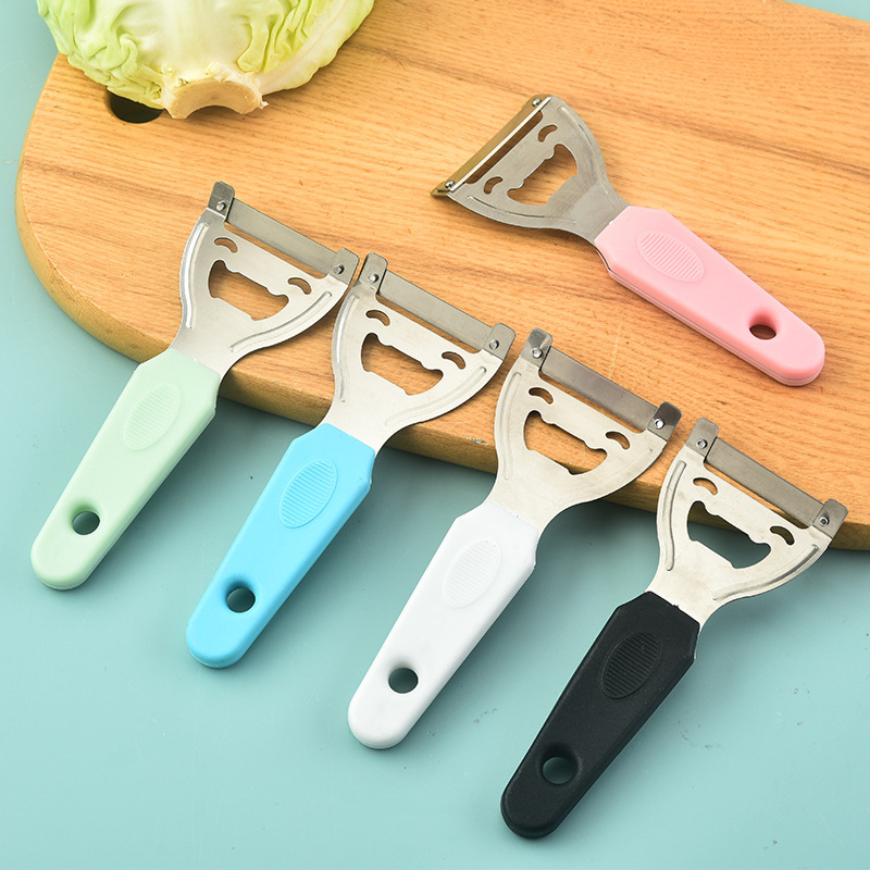 メーカー卸売 ステンレス製 笑顔カボチャ皮むき器 家庭用フルーツ皮むきナイフ じゃがいも皮むき器 多機能|undefined