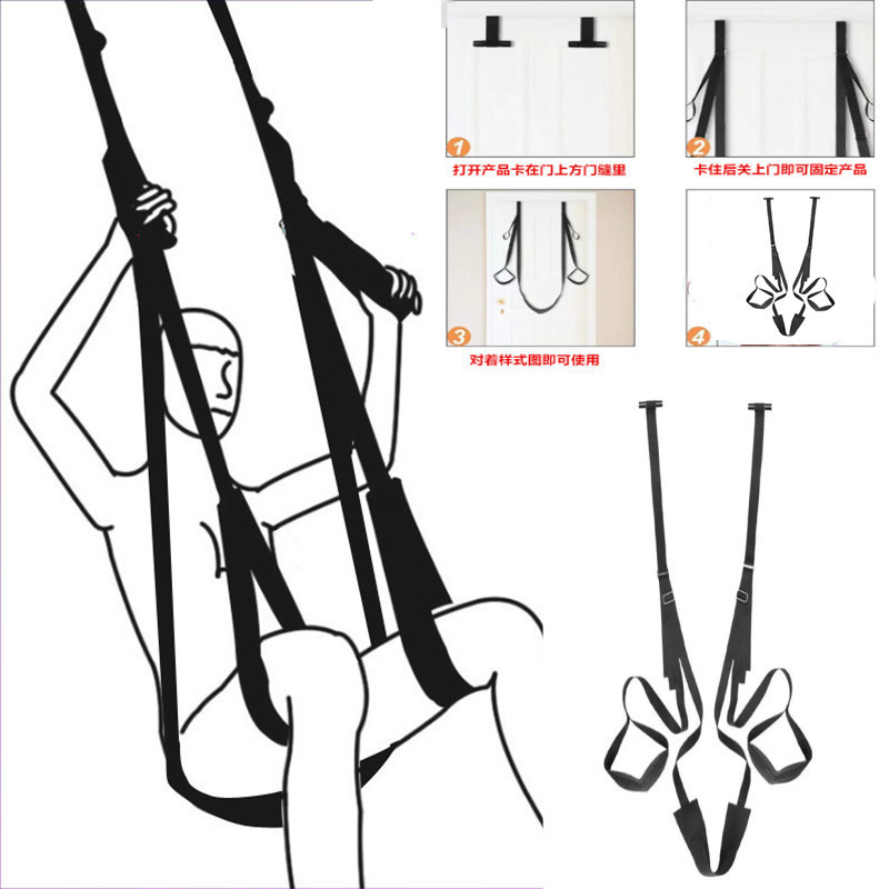 Amazon Adult Sex Carmen 2Nd Generation Sm Door Sex Swing with Cushion Posture Swing Sex Furniture