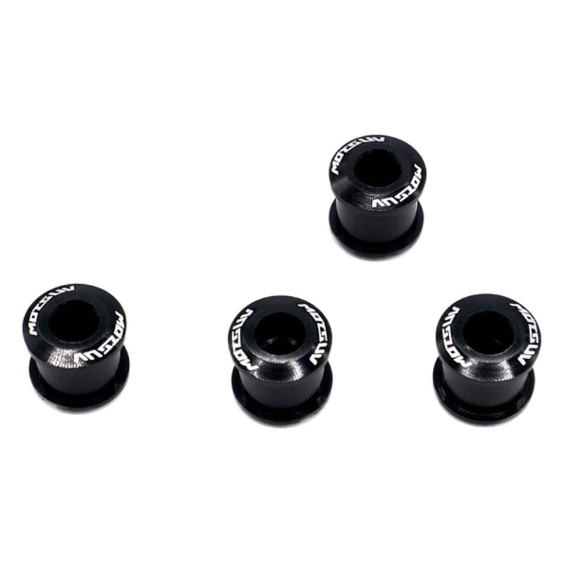 Clavos de bicicleta MOTSUV, dientes de aleación de aluminio, clavos de un solo plato, tornillos de color anodizado de 4.9/6.4MM