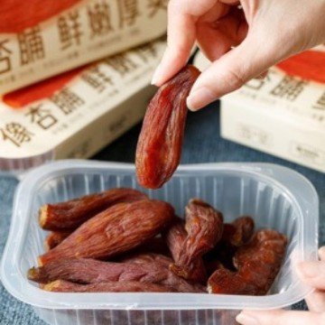 朴食有方整根烤地瓜200g天山目小香薯干鲜烤地瓜条带皮番薯条
