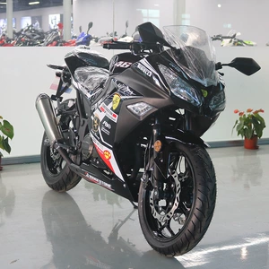 License-able motorcycle Kawasaki Ninja, twin-cylinder racing replica, Horizon sportbike, adult gasoline-powered sportbike, complete vehicle