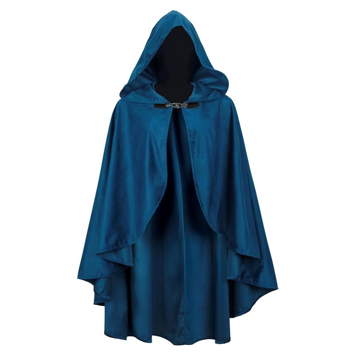 Amazon nueva ropa renacentista con capuz para adultos Halloween medieval chaleón de peluche