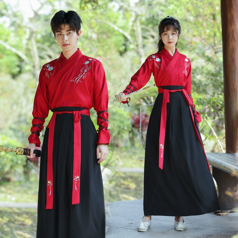 Genuine Hanfu for students, plus size, Chinese style