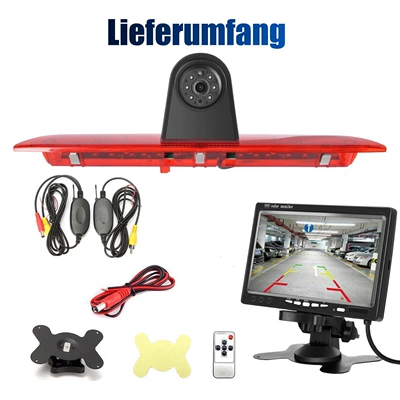Transit Rv High-Mounted Brake Light: Vehicle camera - 7inch-desktop-monitor-wireless-module