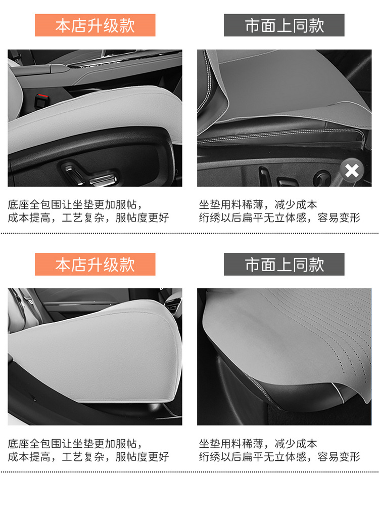 New Model Car Seat Cover for Chery Fulwin A9L, Saddle Cushion Car Seat Cushion, All-Season Manufacturer Wholesale