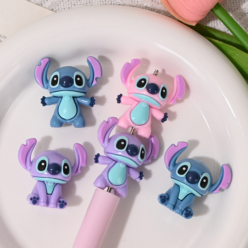漫画ステッチ立体かわいいゴムビーズ diy 携帯電話チェーンジュエリーアクセサリービーズペンアクセサリー卸売|undefined