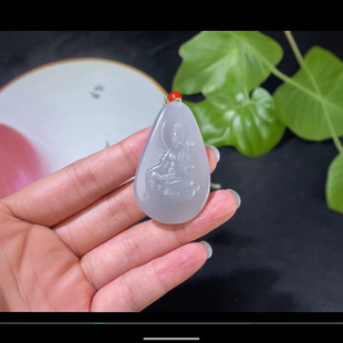 Jin Yu Tang Xinjiang [Guanyin Purdue · Yanzi] Exquisite Hetian Jade Yanzi Guanyin Color is Oily