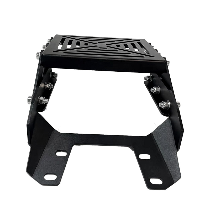 Es adecuado para el accesorio de modificación de la motocicleta Y16, asiento trasero grueso y marco de cola plegable, marco de cola deslizante y marco móvil de desmontaje rápido