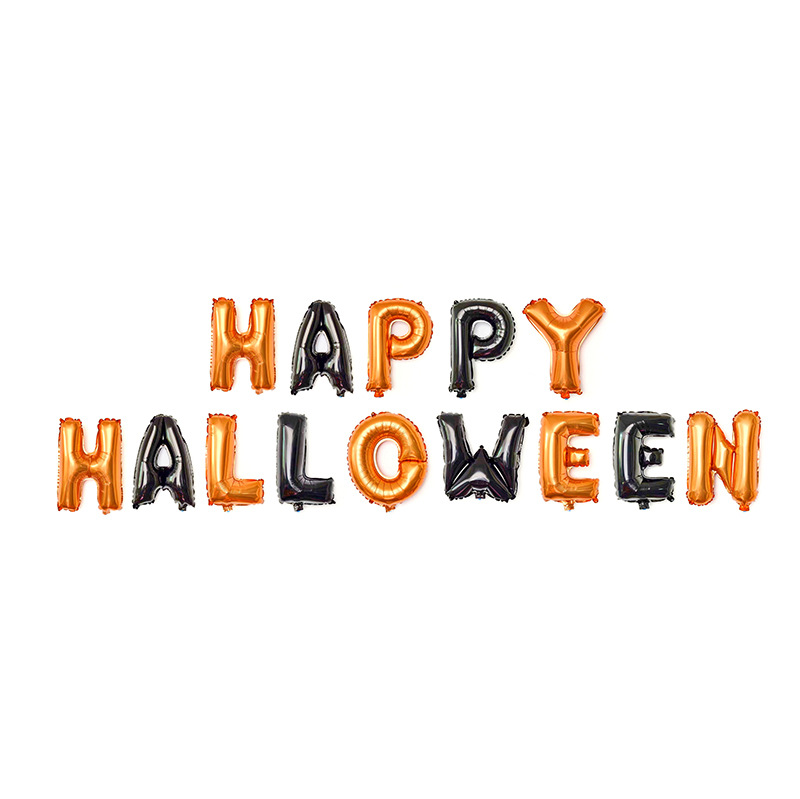Halloween fiesta decoración película de aluminio globo traje fantasma Festival feliz Halloween carta película de aluminio globo