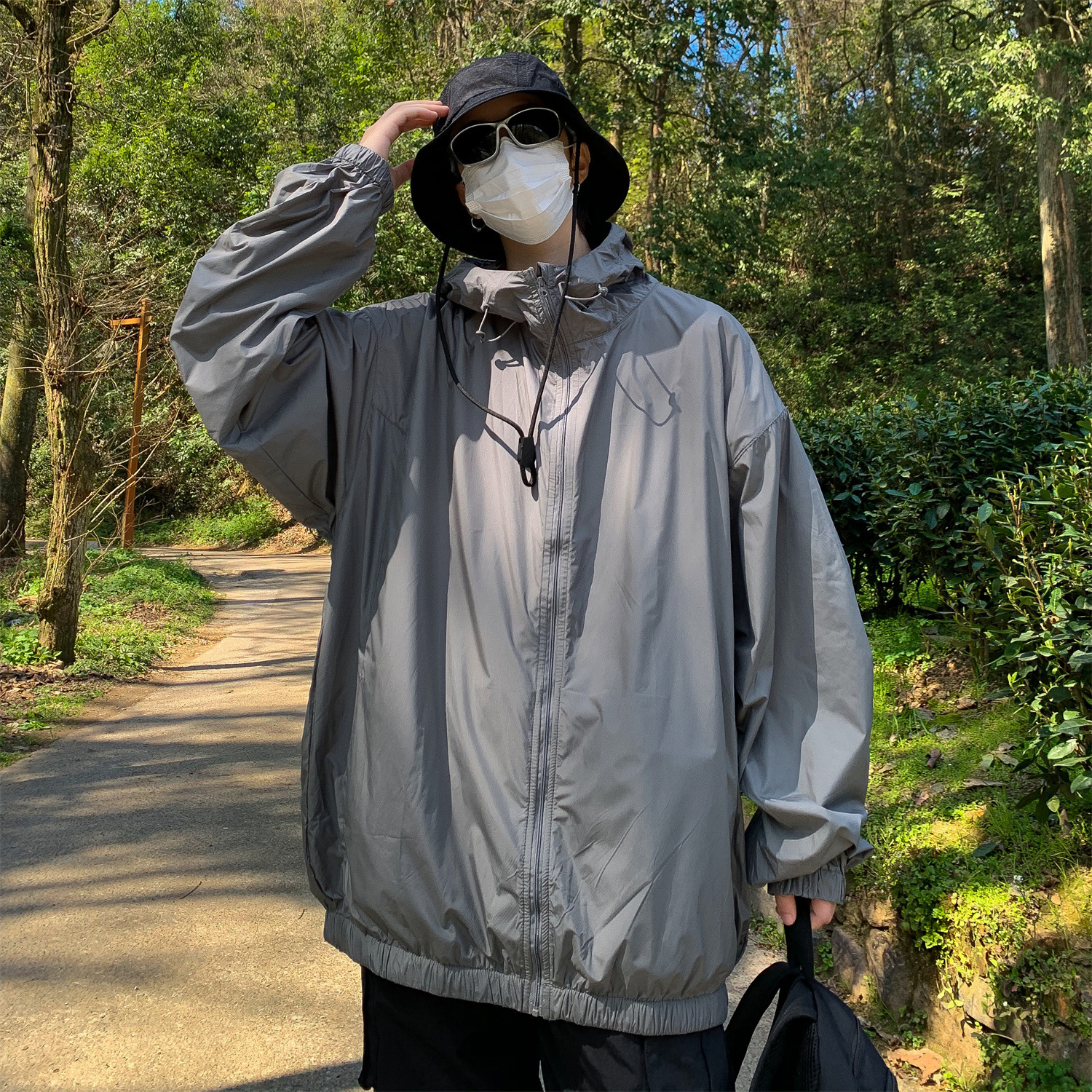 Sun Protection Clothing Men's Summer Thin Outdoor Lightweight Bomber Jacket Trendy Brand Casual Fishing Sun Protection Suit Couple's Jacket