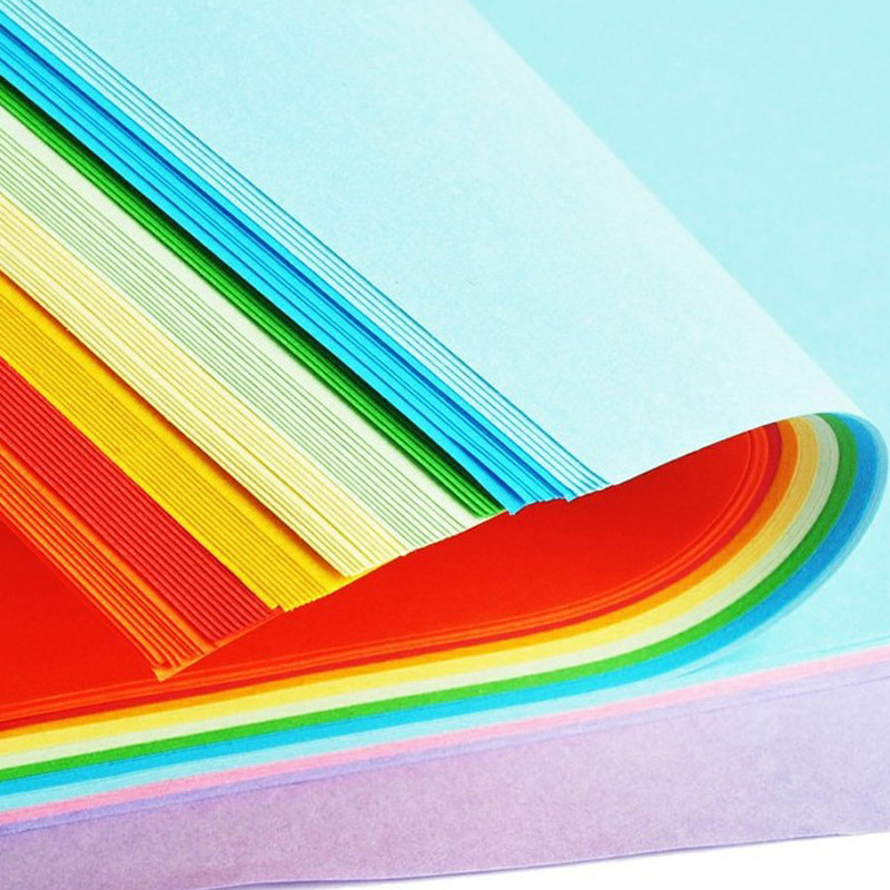 8K colored cardstock, kindergarten art and drawing paper, 200g children's handmade hard cardstock, black and white cardstock wholesale