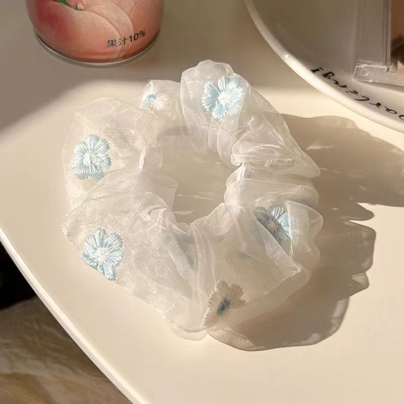 超仙猪大肠发圈森系碎花大肠圈高颜值扎头发皮筋丸子头肥肠圈发饰|undefined