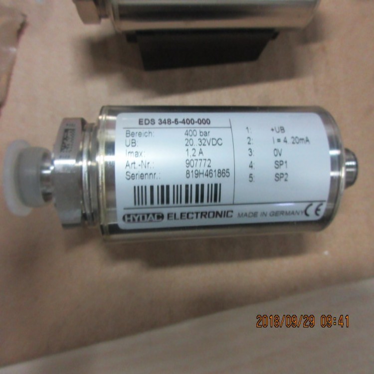 德国HYDAC/贺德克 EDS348-5-400-000  压力继电器