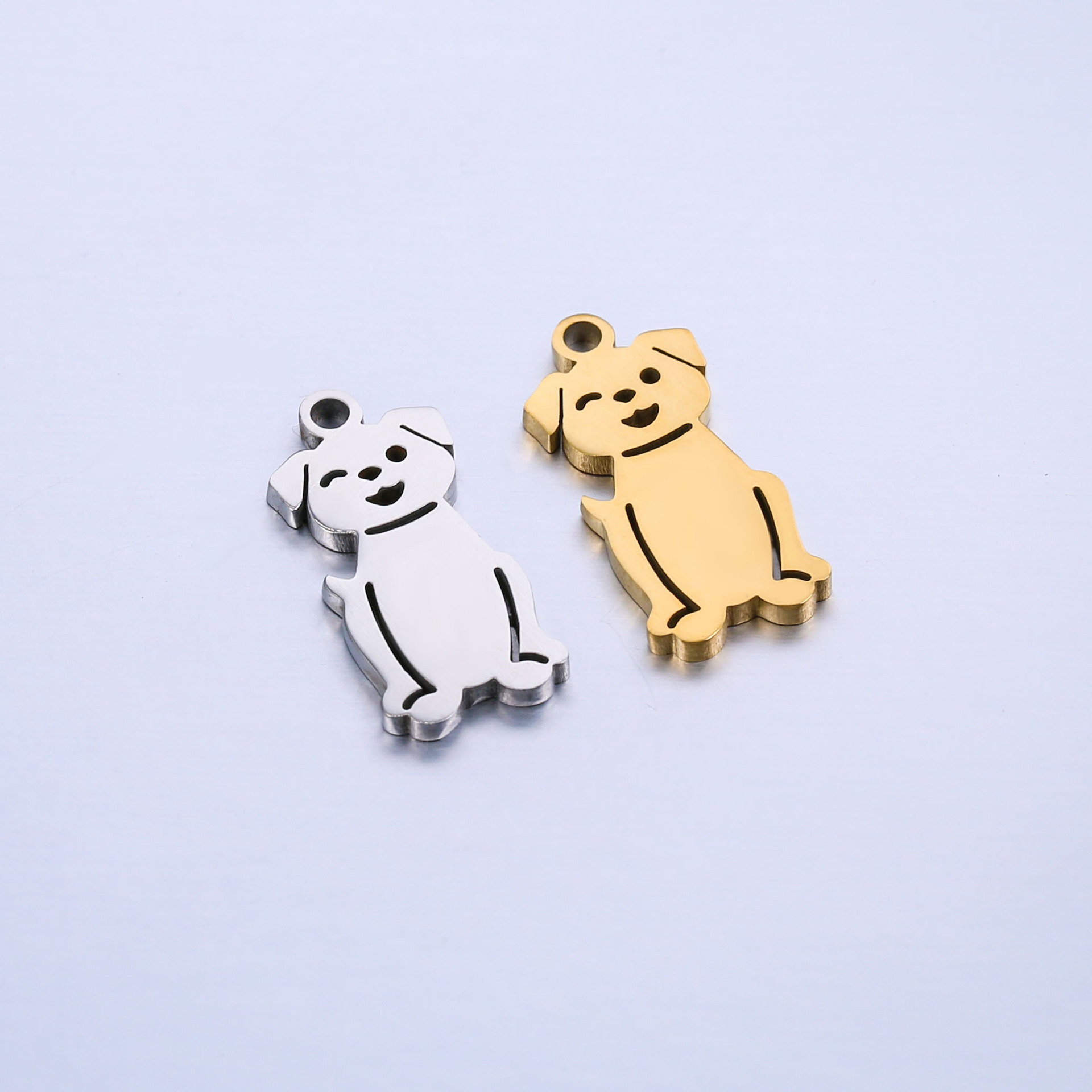 7g Weight Pendant Jewelry Making Type 10 * 20mm Jewelry Making Size DIY Jewelry Accessories Classification 5 PCS/Package Quantity 304 Stainless Steel Material Human, Animal Pattern All Seasons Season Plating Design Basic, Simple Style Style 5 PCS/Package 10 * 20mm 304 Stainless Steel Human Animal Pendant 15