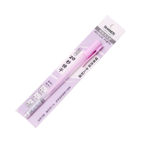 Shanzhi macaron color dot glue pen color quick-drying glue pen portable handbook adhesive DIY production tool