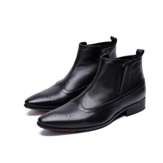 Осенне-зимние мужские ботинки, модные британские Молодежные Ботинки Martin из натуральной кожи, высокие ботинки в стиле милитари на шнуровке, модные ботинки до середины икры, кожаные ботинки