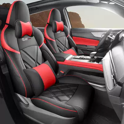 2024 new third-generation Changan CS55PLUS | Modelə uyğun (Original) oturacaq örtükləri - speed-red-deluxe-edition-note-the-model-year-rear-half-pack