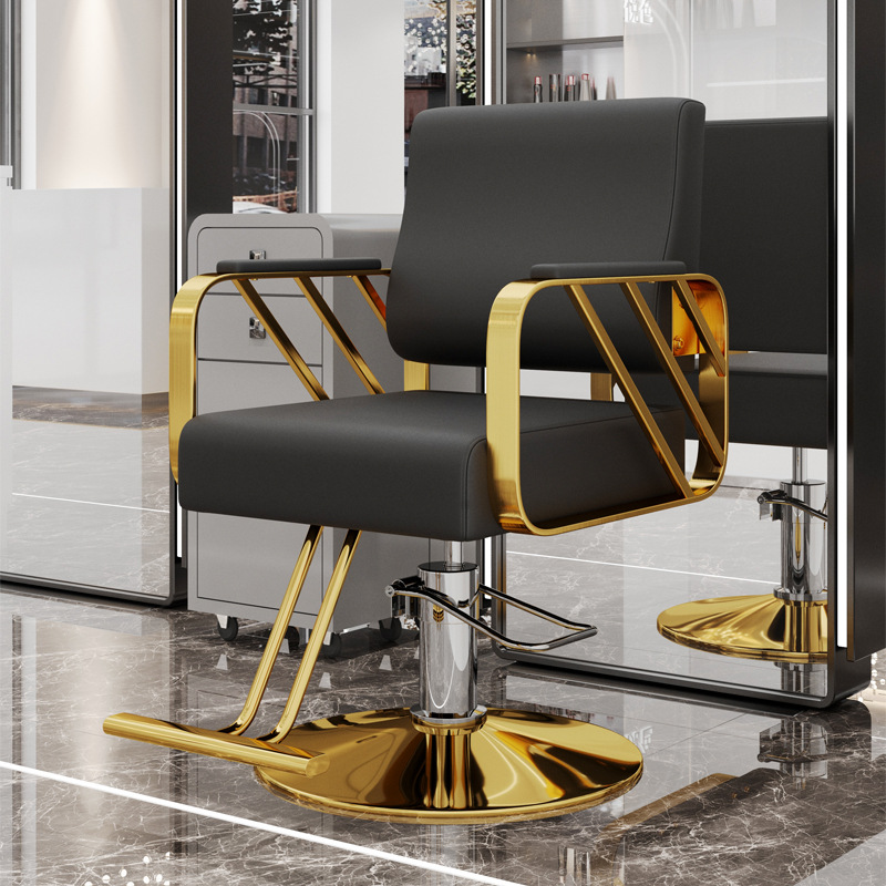 블랙 가죽 [강화 팔걸이, 금도금 디스크, 페달 포함]