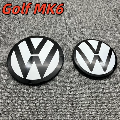Suitable for Volkswagen Golf Modified Car Logos Golf6/7/7.5/8Th Generation Golf Front and Rear Logo Coverings (Car logo) - golf6-front-and-rear-marks