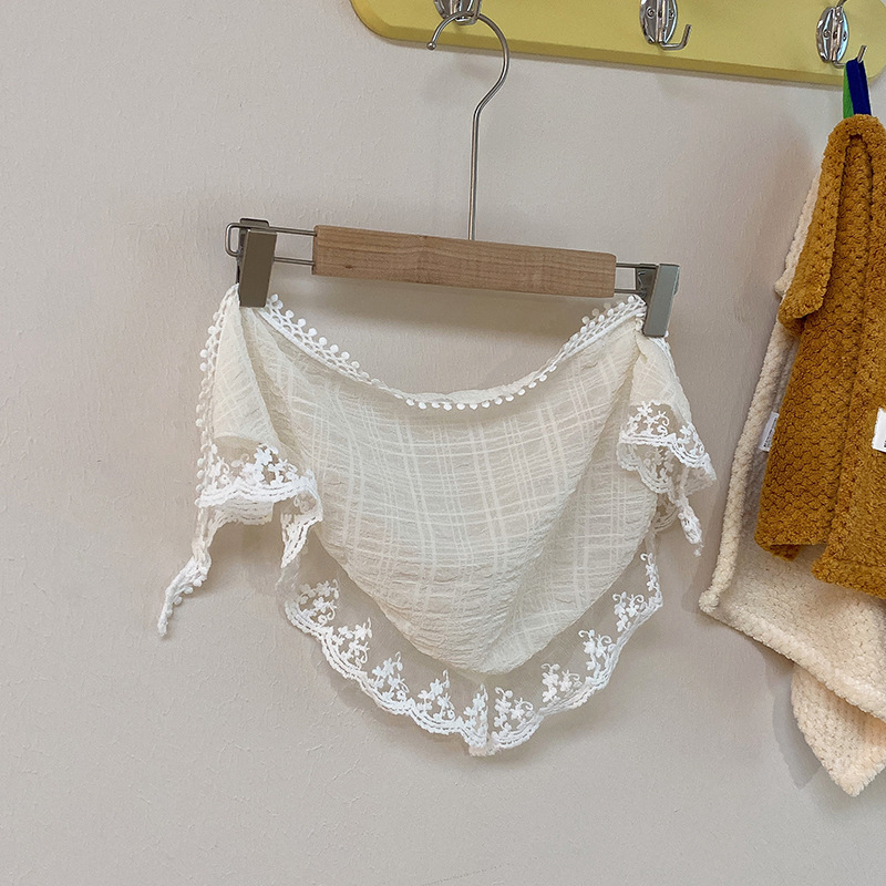 Women's Cute Sweet Korean Style Triangle Lace 1 Piece display picture 5