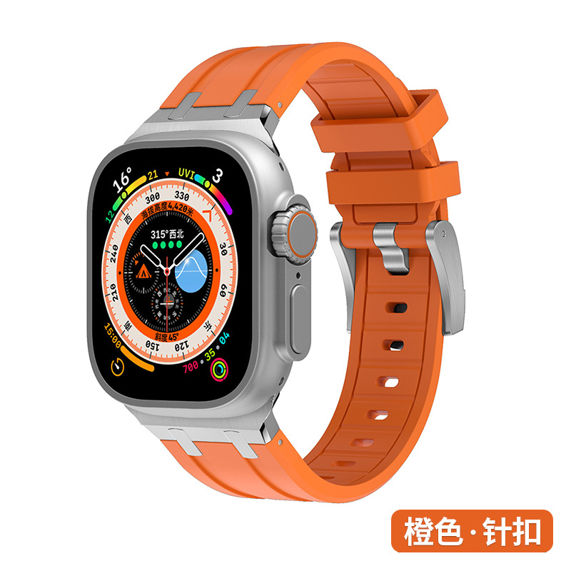 Para Apple iwatch Ultar Apple pulsera s987654 pulsera líquida pulsera de silicona pulsera S11