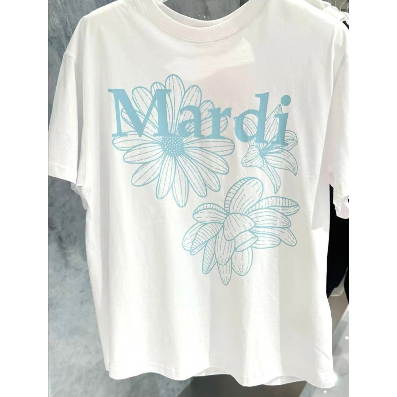 【カウンター品質】韓国マルディトレンドブランド半袖Tシャツリトルデイジードーマンプリントラウンドネックピュアコットンクロスボーダー|undefined