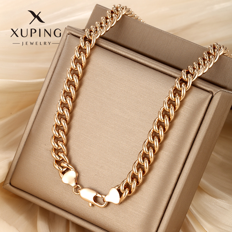 Joyería de Xupe europeo y americano transfronterizo Comercio exterior collar de los hombres nueva moda ins nicho diseño simple collar de hip hop