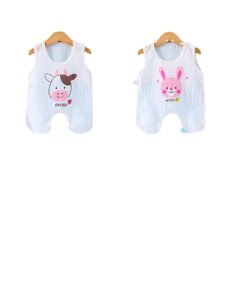 Children's summer thin cotton gauze breathable dudou